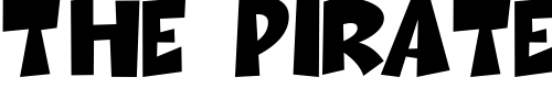 Font : Thwack Custom Text : The Pirate Way Test your own text here Click to download or to view this font on a tshirt that can be custom printed in Bali