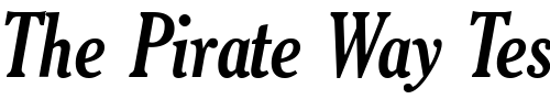 Font : Thyssen-J-Italic Custom Text : The Pirate Way Test your own text here Click to download or to view this font on a tshirt that can be custom printed in Bali