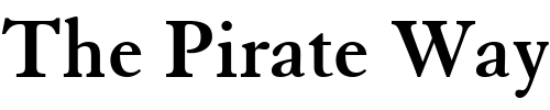 Font : Tiasco-SSi-Bold Custom Text : The Pirate Way Test your own text here Click to download or to view this font on a tshirt that can be custom printed in Bali
