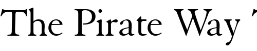 Font : TiascoSSK Custom Text : The Pirate Way Test your own text here Click to download or to view this font on a tshirt that can be custom printed in Bali
