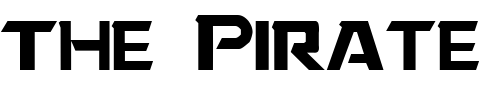 Font : Tiberium Custom Text : The Pirate Way Test your own text here Click to download or to view this font on a tshirt that can be custom printed in Bali