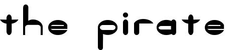 Font : TickingBomb Custom Text : The Pirate Way Test your own text here Click to download or to view this font on a tshirt that can be custom printed in Bali