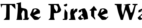 Font : Ticky-font Custom Text : The Pirate Way Test your own text here Click to download or to view this font on a tshirt that can be custom printed in Bali