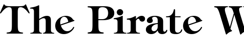 Font : Tiffany-Demi-BT Custom Text : The Pirate Way Test your own text here Click to download or to view this font on a tshirt that can be custom printed in Bali