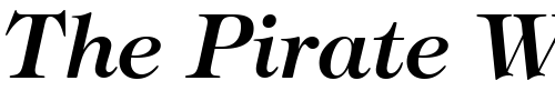 Font : Tiffany-Demi-Italic-BT Custom Text : The Pirate Way Test your own text here Click to download or to view this font on a tshirt that can be custom printed in Bali