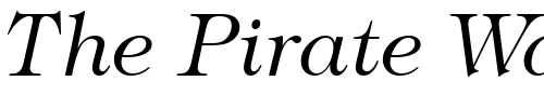 Font : Tiffany-Light-Italic-BT Custom Text : The Pirate Way Test your own text here Click to download or to view this font on a tshirt that can be custom printed in Bali