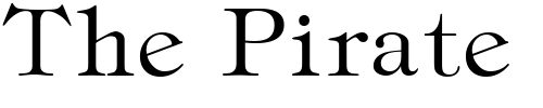 Font : Tiffany-Light-Regular Custom Text : The Pirate Way Test your own text here Click to download or to view this font on a tshirt that can be custom printed in Bali
