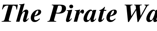 Font : Times-10-Bold-Italic-Oldstyle-Figures Custom Text : The Pirate Way Test your own text here Click to download or to view this font on a tshirt that can be custom printed in Bali