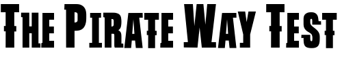 Font : VTC-SubwaySlamSC-Regular Custom Text : The Pirate Way Test your own text here Click to download or to view this font on a tshirt that can be custom printed in Bali