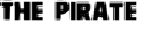 Font : VTCBadVision-Regular Custom Text : The Pirate Way Test your own text here Click to download or to view this font on a tshirt that can be custom printed in Bali