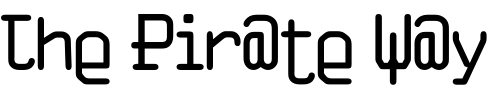 Font : VTDigitDogPig Custom Text : The Pirate Way Test your own text here Click to download or to view this font on a tshirt that can be custom printed in Bali