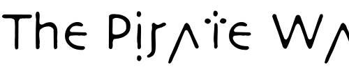 Font : VTNecrotic-Tissue Custom Text : The Pirate Way Test your own text here Click to download or to view this font on a tshirt that can be custom printed in Bali