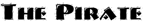 Font : VTNervouzReichDecorated Custom Text : The Pirate Way Test your own text here Click to download or to view this font on a tshirt that can be custom printed in Bali