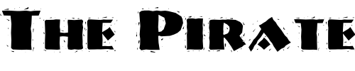 Font : VTNervouzReichRank Custom Text : The Pirate Way Test your own text here Click to download or to view this font on a tshirt that can be custom printed in Bali