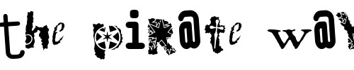 Font : VTTomFool-Ransomer Custom Text : The Pirate Way Test your own text here Click to download or to view this font on a tshirt that can be custom printed in Bali