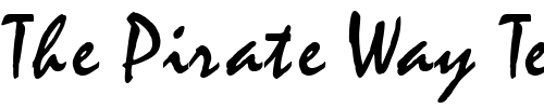 Font : WaifSSK Custom Text : The Pirate Way Test your own text here Click to download or to view this font on a tshirt that can be custom printed in Bali