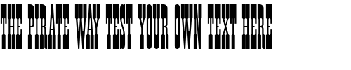Font : Wainwright-ICG Custom Text : The Pirate Way Test your own text here Click to download or to view this font on a tshirt that can be custom printed in Bali