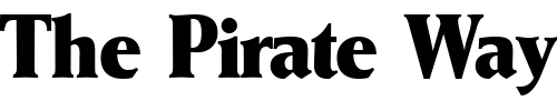 Font : WaizeCondExtrabold-Regular Custom Text : The Pirate Way Test your own text here Click to download or to view this font on a tshirt that can be custom printed in Bali