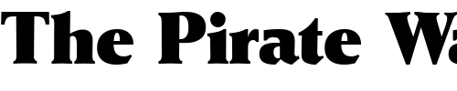 Font : WaizeUltrabold-Regular Custom Text : The Pirate Way Test your own text here Click to download or to view this font on a tshirt that can be custom printed in Bali