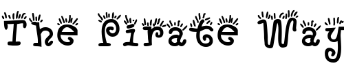 Font : Waker Custom Text : The Pirate Way Test your own text here Click to download or to view this font on a tshirt that can be custom printed in Bali