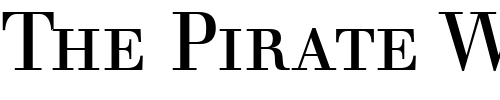Font : Walbaum-OldStyle-SSi-Small-Caps Custom Text : The Pirate Way Test your own text here Click to download or to view this font on a tshirt that can be custom printed in Bali