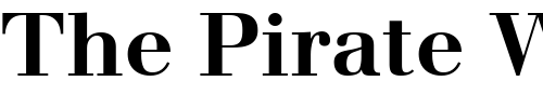 Font : Walbaum-SSi-Bold Custom Text : The Pirate Way Test your own text here Click to download or to view this font on a tshirt that can be custom printed in Bali