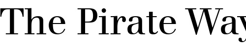Font : WalbaumBucT Custom Text : The Pirate Way Test your own text here Click to download or to view this font on a tshirt that can be custom printed in Bali
