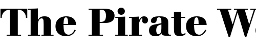 Font : WalbaumBucT-Bold Custom Text : The Pirate Way Test your own text here Click to download or to view this font on a tshirt that can be custom printed in Bali