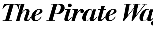 Font : WalbaumDisplay-BoldItalic Custom Text : The Pirate Way Test your own text here Click to download or to view this font on a tshirt that can be custom printed in Bali