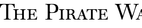 Font : WalbaumOriginalSmc-Regular Custom Text : The Pirate Way Test your own text here Click to download or to view this font on a tshirt that can be custom printed in Bali