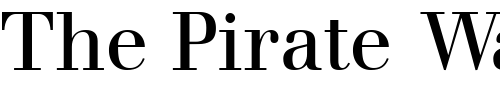 Font : WalbaumSSK Custom Text : The Pirate Way Test your own text here Click to download or to view this font on a tshirt that can be custom printed in Bali