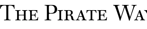 Font : WalbaumStaSmaSCT Custom Text : The Pirate Way Test your own text here Click to download or to view this font on a tshirt that can be custom printed in Bali