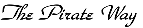 Font : WaldorfScript-BoldItalic Custom Text : The Pirate Way Test your own text here Click to download or to view this font on a tshirt that can be custom printed in Bali
