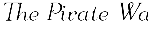 Font : Walters-Italic Custom Text : The Pirate Way Test your own text here Click to download or to view this font on a tshirt that can be custom printed in Bali