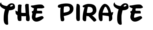 Font : Waltograph-UI-Bold Custom Text : The Pirate Way Test your own text here Click to download or to view this font on a tshirt that can be custom printed in Bali
