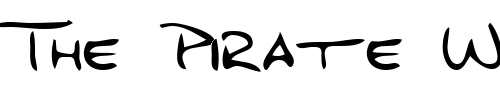 Font : WangleysHand-Regular Custom Text : The Pirate Way Test your own text here Click to download or to view this font on a tshirt that can be custom printed in Bali