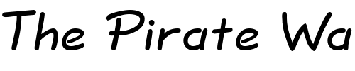 Font : Wapping-Regular-DB Custom Text : The Pirate Way Test your own text here Click to download or to view this font on a tshirt that can be custom printed in Bali