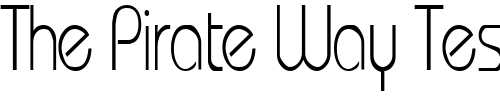 Font : WashingtonMetroCondensed Custom Text : The Pirate Way Test your own text here Click to download or to view this font on a tshirt that can be custom printed in Bali