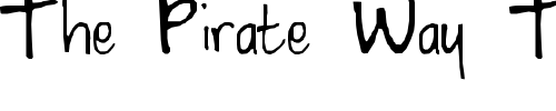 Font : Watertank Custom Text : The Pirate Way Test your own text here Click to download or to view this font on a tshirt that can be custom printed in Bali