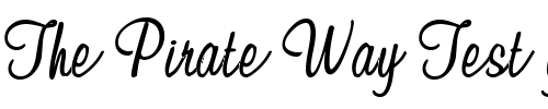 Font : Waugh Custom Text : The Pirate Way Test your own text here Click to download or to view this font on a tshirt that can be custom printed in Bali