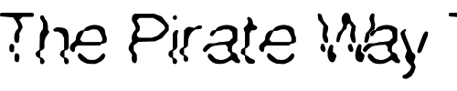 Font : Waved-Line Custom Text : The Pirate Way Test your own text here Click to download or to view this font on a tshirt that can be custom printed in Bali