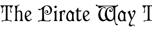Font : Wedlock-Normal Custom Text : The Pirate Way Test your own text here Click to download or to view this font on a tshirt that can be custom printed in Bali
