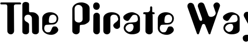 Font : WedoSSK-Bold Custom Text : The Pirate Way Test your own text here Click to download or to view this font on a tshirt that can be custom printed in Bali
