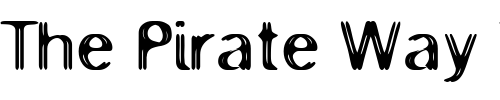 Font : bifidus Custom Text : The Pirate Way Test your own text here Click to download or to view this font on a tshirt that can be custom printed in Bali