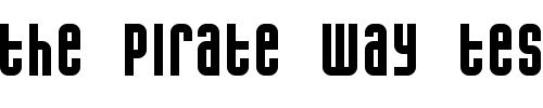 Font : caseconected Custom Text : The Pirate Way Test your own text here Click to download or to view this font on a tshirt that can be custom printed in Bali