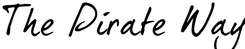 Font : dearJoe-5-CASUAL Custom Text : The Pirate Way Test your own text here Click to download or to view this font on a tshirt that can be custom printed in Bali