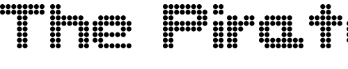 Font : dotspecial Custom Text : The Pirate Way Test your own text here Click to download or to view this font on a tshirt that can be custom printed in Bali