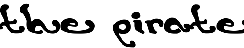 Font : earthling Custom Text : The Pirate Way Test your own text here Click to download or to view this font on a tshirt that can be custom printed in Bali