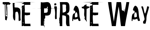 Font : elmono Custom Text : The Pirate Way Test your own text here Click to download or to view this font on a tshirt that can be custom printed in Bali