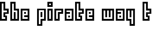 Font : epimodemic Custom Text : The Pirate Way Test your own text here Click to download or to view this font on a tshirt that can be custom printed in Bali
